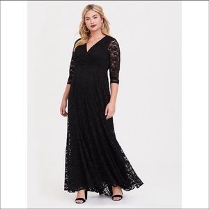 Torrid size 0 lace maxi dress
